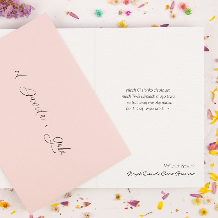 Personalizowana Kartka na urodziny dla dziewczynki z pastelowym małym jednorożcem - Little Unicorn